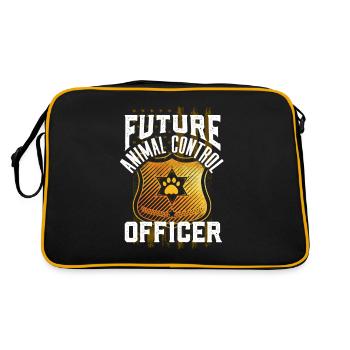 Animal Control Officer Future Animal Control - Retro Bag - black/gold - Back