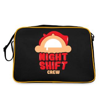 Équipe Collègue de nuit Travail de nuit - Sac Retro - noir/or - Dos