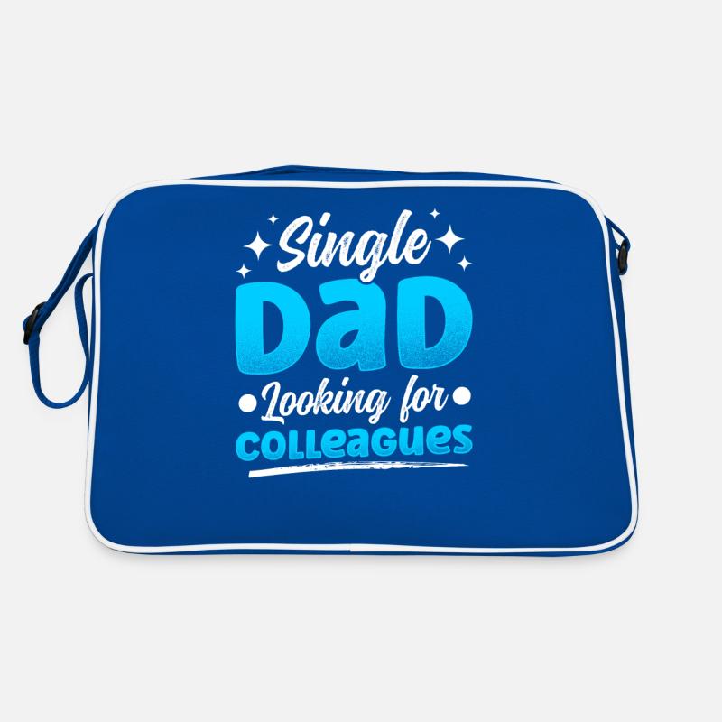 Single Dad Looking for Colleagues Father Papa Retro Bag