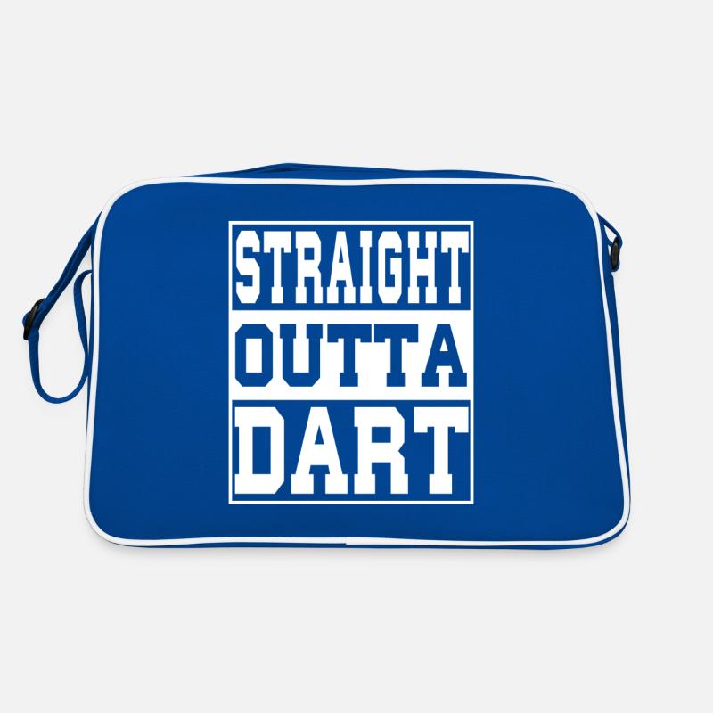 Dart Spruch lustig Retro Tasche