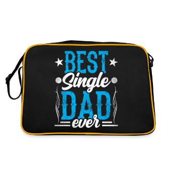 Meilleur père célibataire de tous les temps - Sac Retro - noir/or - Dos