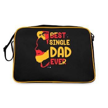 Meilleur père célibataire de tous les temps - Sac Retro - noir/or - Dos