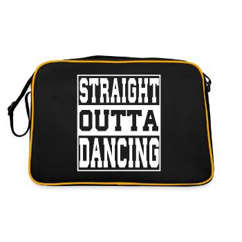 Danser en disant drôle - Sac Retro - noir/or - Dos