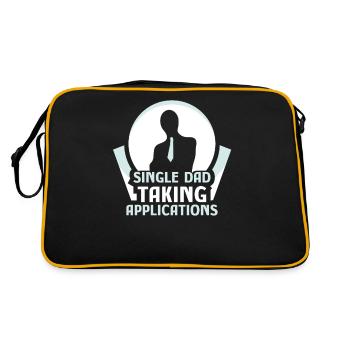 Un père célibataire accepte les demandes - Sac Retro - noir/or - Dos