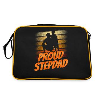 Fier beau-père Fête des pères beau-père Beau-père - Sac Retro - noir/or - Dos
