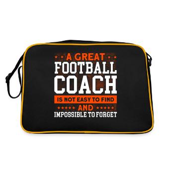 Not easy to find Impossible to forget - Retro Bag - black/gold - Back