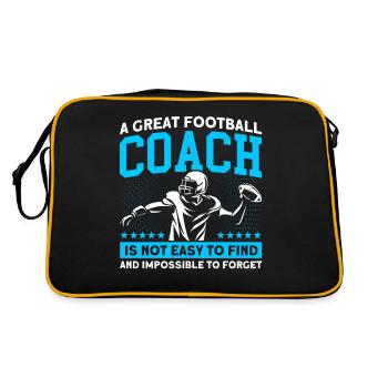 Not easy to find Impossible to forget - Retro Bag - black/gold - Back