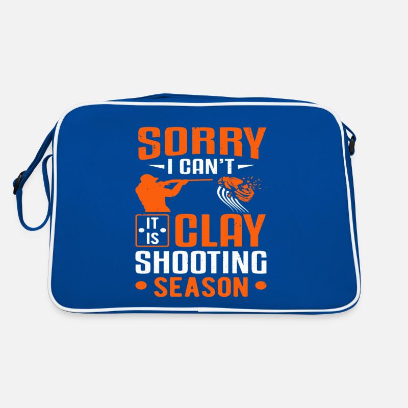 Shooting I Can't Clay Skeet Shooting Saison Retro Tasche