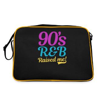 I Love The 90s 90s R&B Raised Me - Retro Bag - black/gold - Back