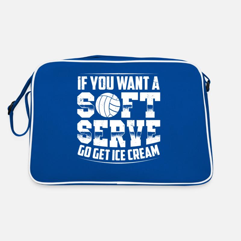 Lustig, wenn Sie einen Soft-Serve wollen, holen Retro Tasche
