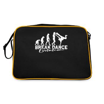 Break Dance Evolution - tumbling - Retro Bag - black/gold - Back