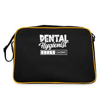 Hygiéniste dentaire Chargement - orthodontiste - Sac Retro - noir/or - Dos