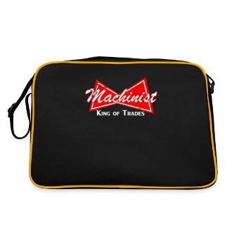 Machiniste Roi des Métiers - réparation - Sac Retro - noir/or - Dos