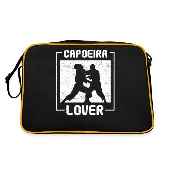 Amateurs de Capoeira Hobby Brésilien Arts Martiaux - Sac Retro - noir/or - Dos