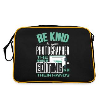 Photographer Photography Quota - Retro Bag - black/gold - Back