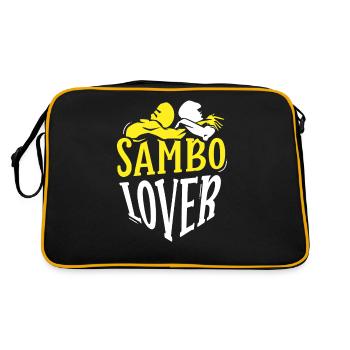 Sambo Lover Martial Arts Martial Arts Training - Retro Bag - black/gold - Back