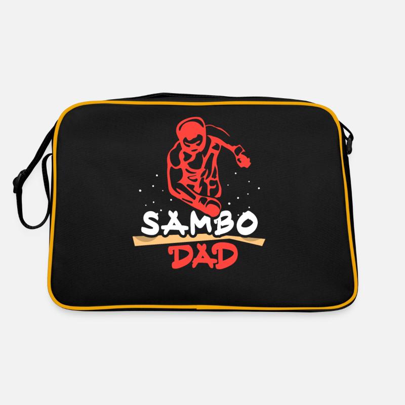 Sambo Vater Kampfkunst Training Kampfsport Retro Tasche