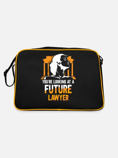Vous avez un futur avocat devant vous Avocat - Sac Retro - noir/or - Dos