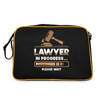 Avocat en cours Avocat Avocat Avocat - Sac Retro - noir/or - Dos