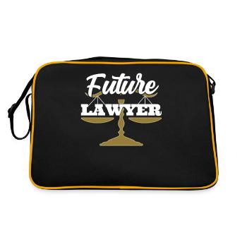 Futur avocat Avocat Avocat Avocat - Sac Retro - noir/or - Dos