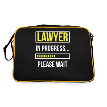 Lawyer in progress Please wait Lawyer Law - Retro Bag - black/gold - Back