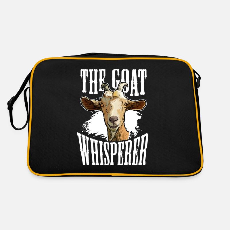 Chèvre Whisperer Chèvre Chuchoteur Chèvre Ferme Sac Retro
