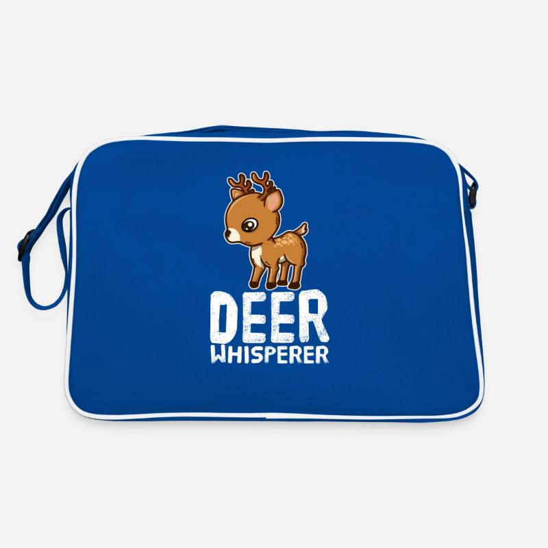 Deer Whisperer Hirsch Flüsterer Jagd Rehwild Retro Tasche