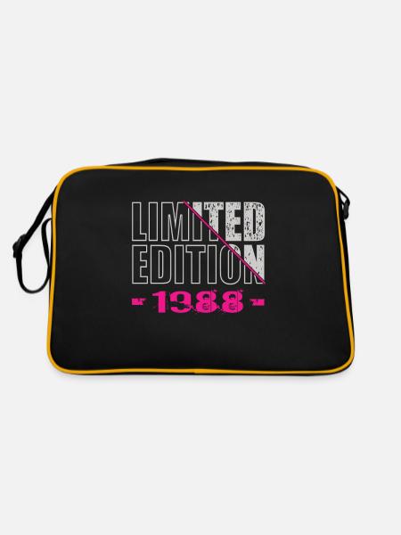 Édition limitée 1988 - Sac Retro - noir/or - Dos