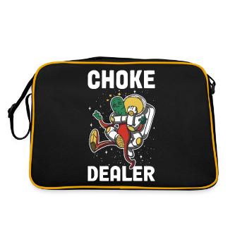 Choke Dealer Jiu Jitsu Cadeau - Sac Retro - noir/or - Dos
