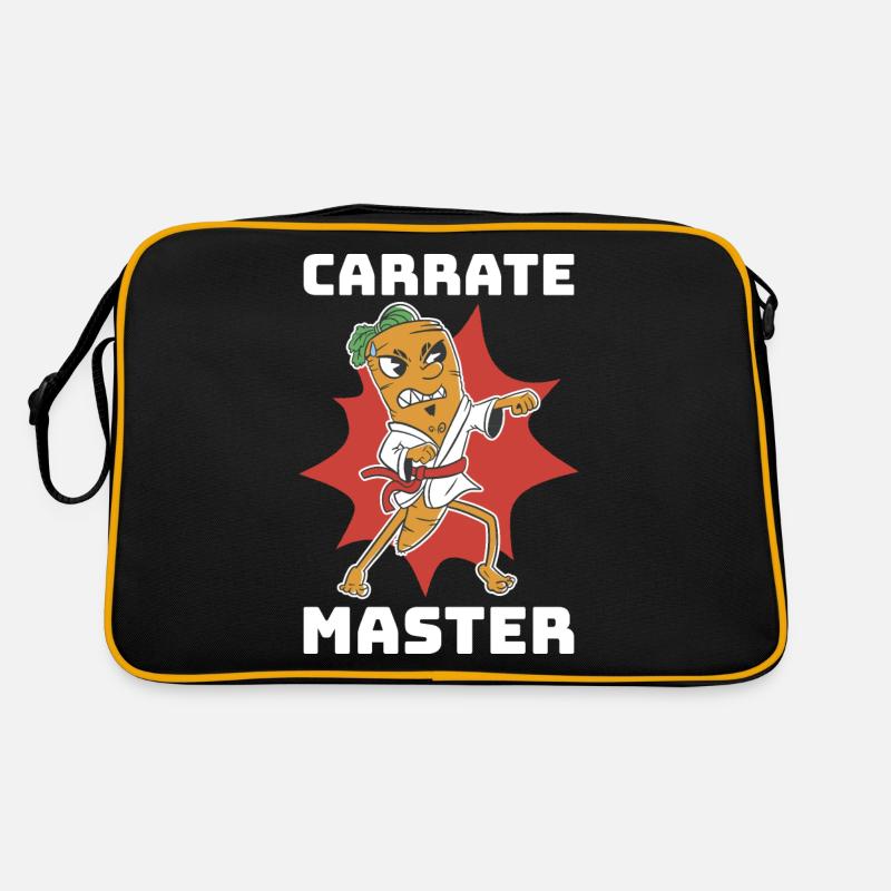 Carrate Karate Geschenk Retro Tasche