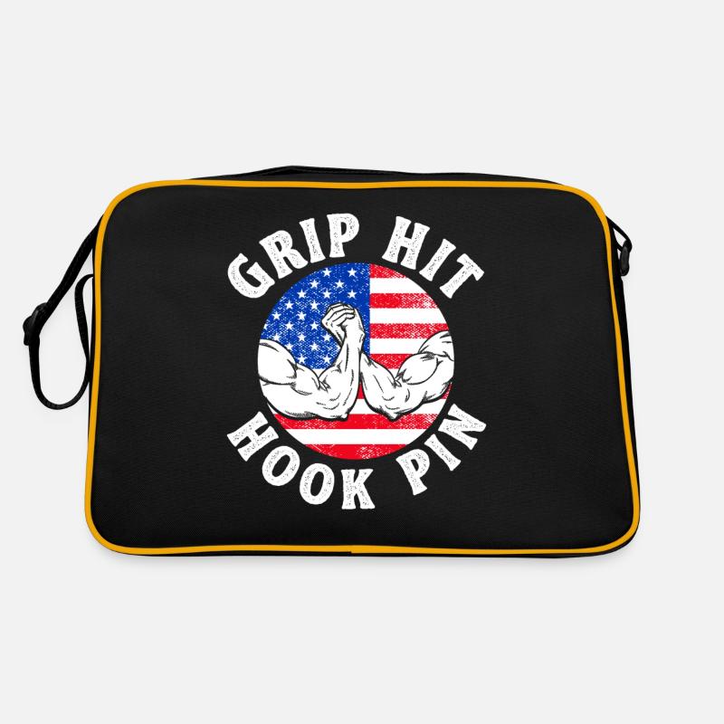 Grip Hit Hook Pin Armdrücken Retro Tasche