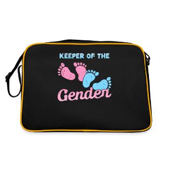 Gardien du genre - enseignant - Sac Retro - noir/or - Dos