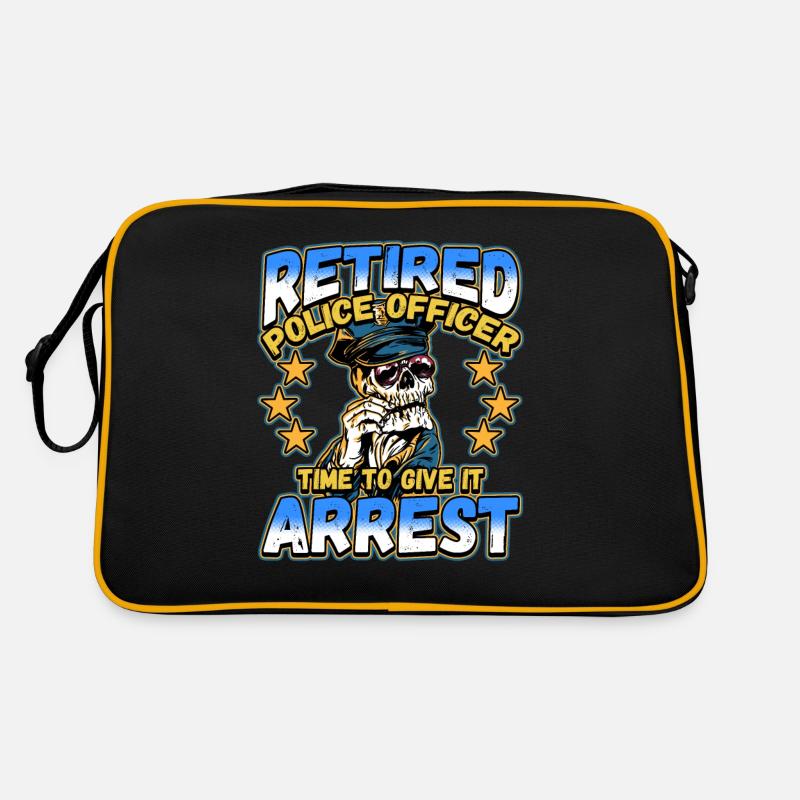 Conception de l’application de la loi pour un agent de police Sac Retro