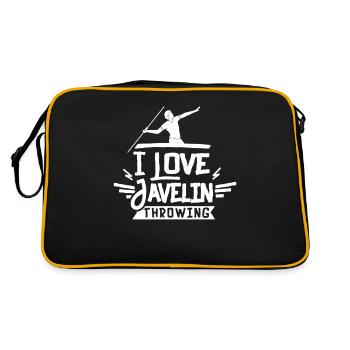 J’adore lancer de javelot lancer de javelot lancer de javelot lancer javelot - Sac Retro - noir/or - Dos