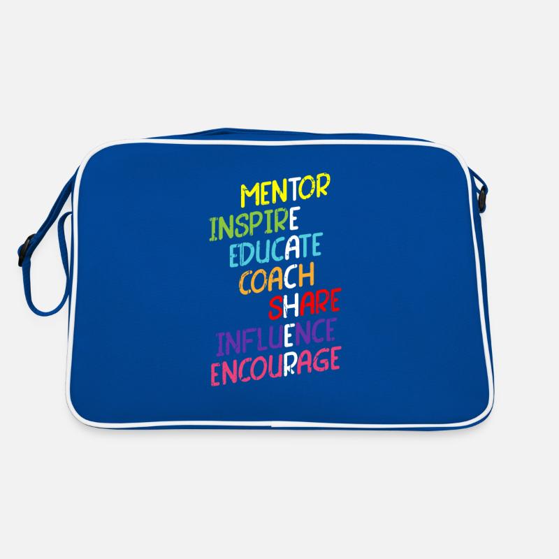 Mentor Inspirer Éduquer Coach Partager l’influence Sac Retro