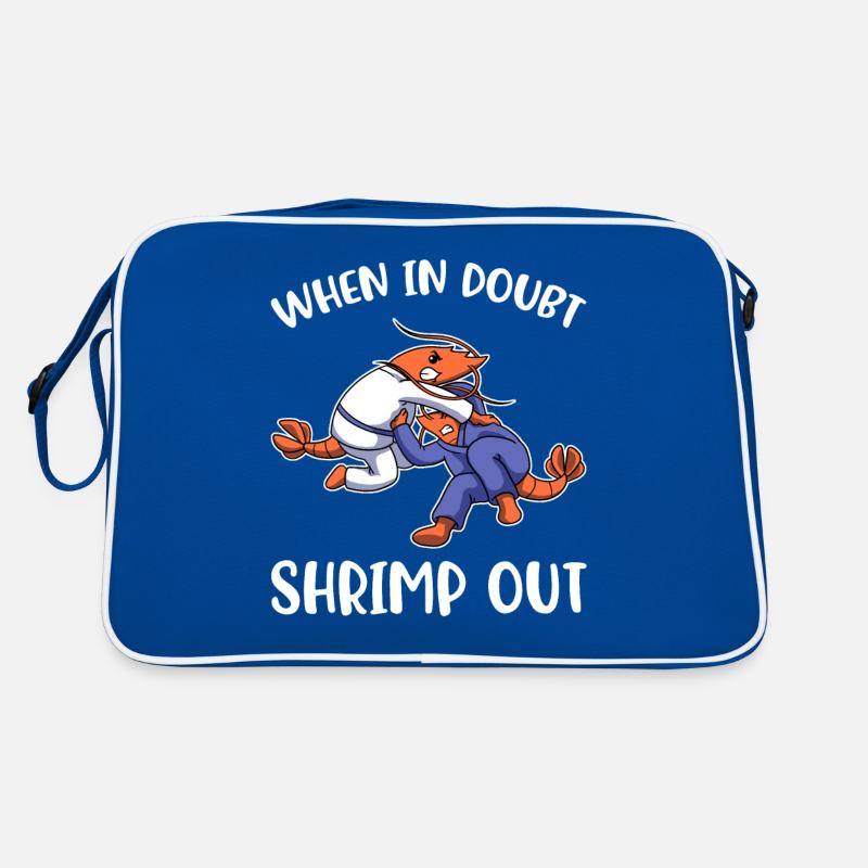 When In Doubt Shrimp Out Jiu Jitsu Geschenk Retro Tasche