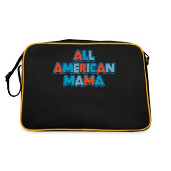 Toute la famille American Mama - Sac Retro - noir/or - Dos