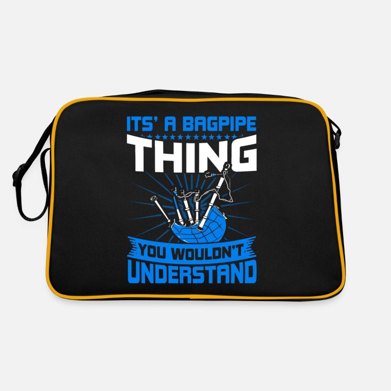 Es ist eine Dudelsack Sache Retro Tasche
