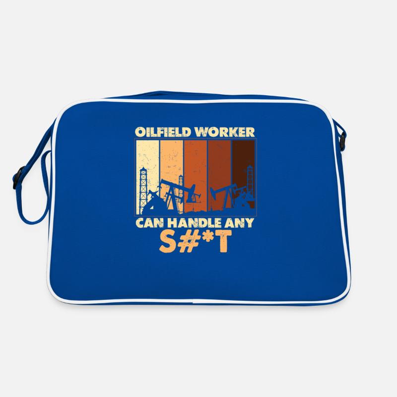 Les travailleurs de champ d'huile peuvent gérer Sac Retro