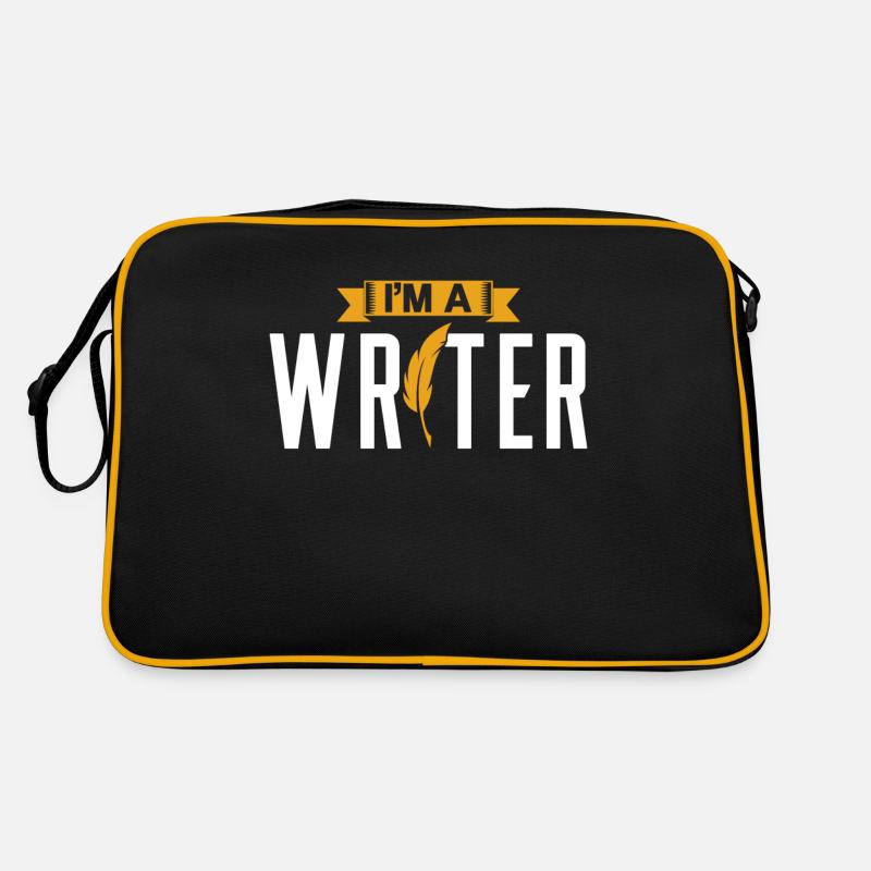 I am a writer author writer Retro Bag