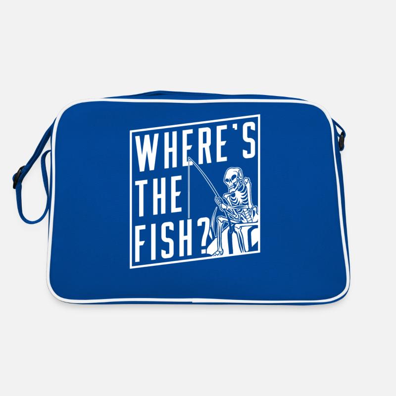 Où est le poisson? Pêcheurs Pêcheurs Pêcheurs Pêche Sac Retro