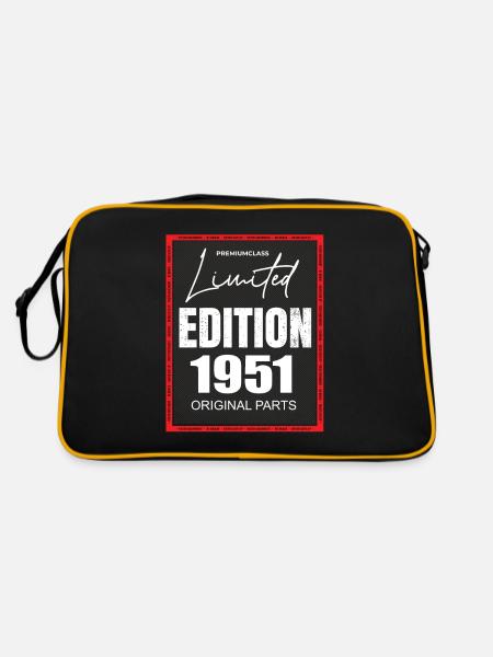 Édition limitée 1951 - Sac Retro - noir/or - Dos