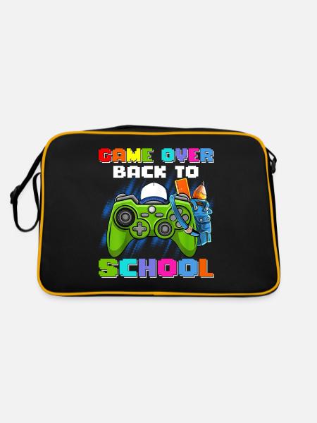 Game Over Retour à l’école - Sac Retro - noir/or - Dos