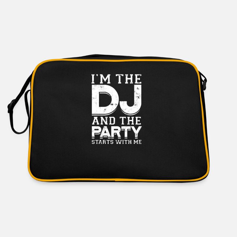 Ich bin der DJ und die Party beginnt mit mir - DJ Retro Tasche