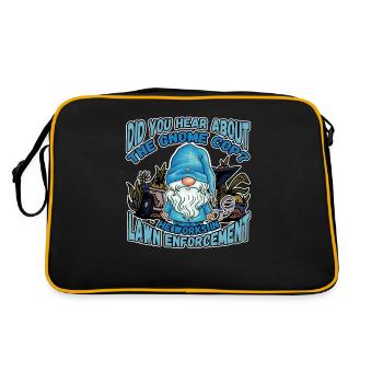 Law Enforcement Design for a Police Officer - Retro Bag - black/gold - Back