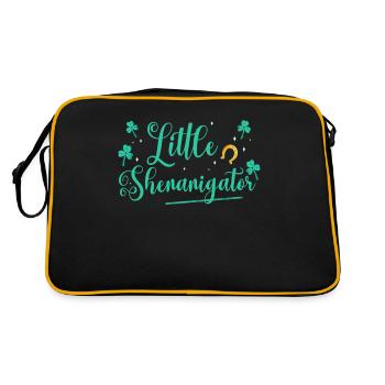 Little Schenanigator Irlandais Irlandais Irlande Gaélique - Sac Retro - noir/or - Dos