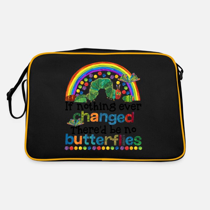 If Nothing Ever Changed There'd Be No Butterflies Retro Tasche