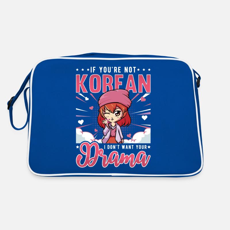 Design pop coréen pour un fan de mode K-Pop Sac Retro