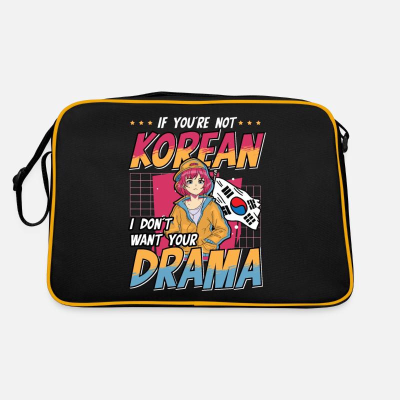 Design pop coréen pour un fan de mode K-Pop Sac Retro