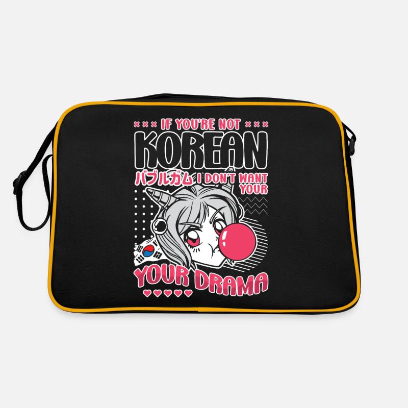 Design pop coréen pour un fan de mode K-Pop Sac Retro